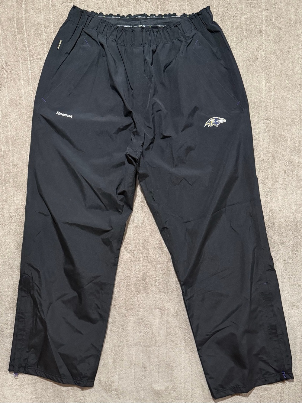 Vintage Reebok Baltimore Ravens Gore-Tex Men’s Pants Griptonite XL NFL On-Field